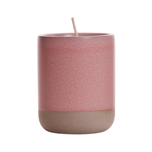 Tranquility Stoneware Collection. Beeswax Candles